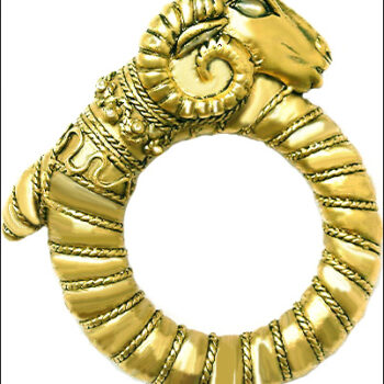 Ram brooch