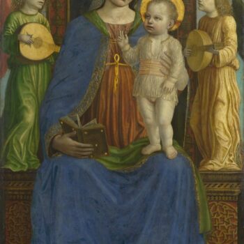 Bernardino Bergognone - The Virgin and Child with Two Angels