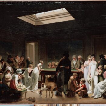 Boilly, Louis-Leopold - A Game of Billiards