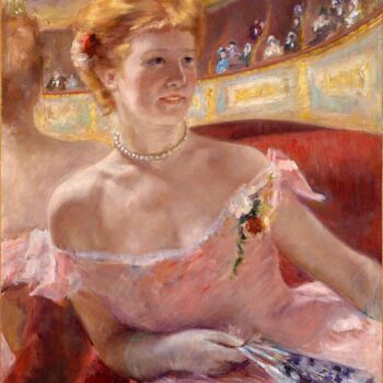 Cassatt - Woman with a Pearl Necklace in a Loge