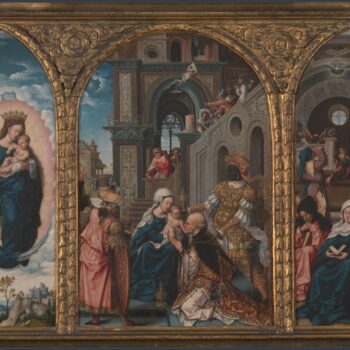 Circle of Jan Gossaert - The Adoration of the Kings