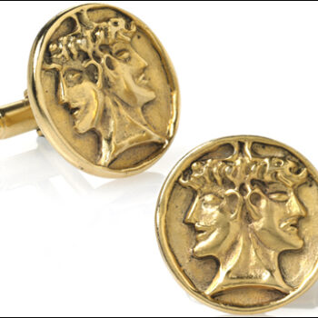 Janus double-head cufflinks