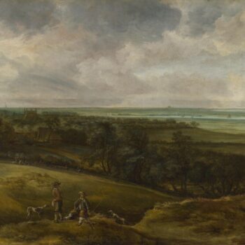 Cornelis van der Schalcke - An Extensive River Landscape