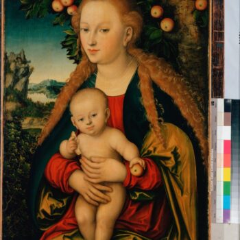 Cranach, Lucas, I - The Virgin and Child Under an Apple Tree