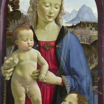 David Ghirlandaio - The Virgin and Child with Saint John
