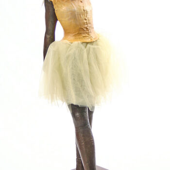 Degas Fourteen Year Old Little Dancer Ballerina with Fabric Skirt, Large