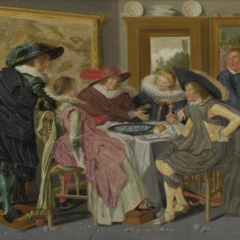 Dirck Hals - A Party at Table