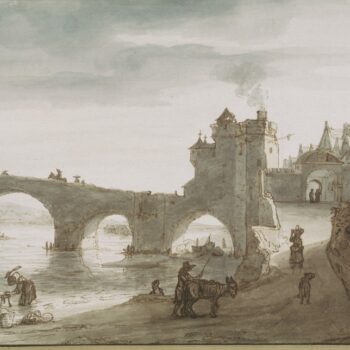 Doomer Lambert Harmensz - Bridge Across the Loire at Amboise