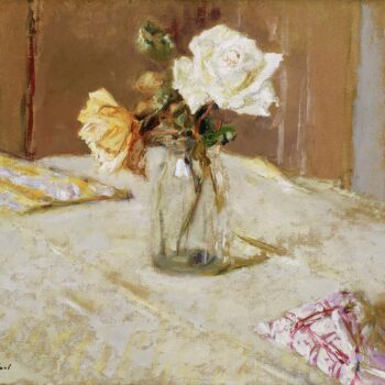 Edouard Vuillard - Roses in a Glass Vase