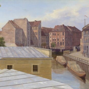 Eduard Gaertner - The Friedrichsgracht, Berlin