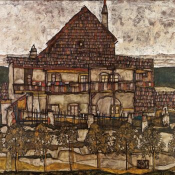 Egon Schiele - House with Shingle Roof