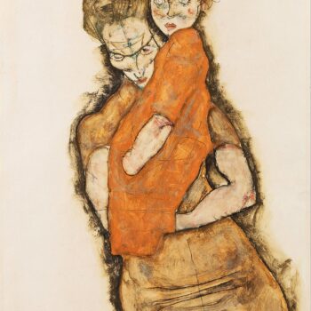Egon Schiele - Mother and Child