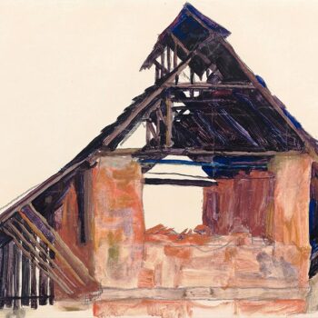 Egon Schiele - Old Gable