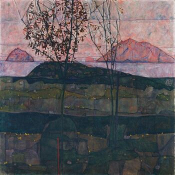 Egon Schiele - Setting Sun