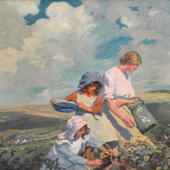 Elizabeth Forbes - Blackberry gathering