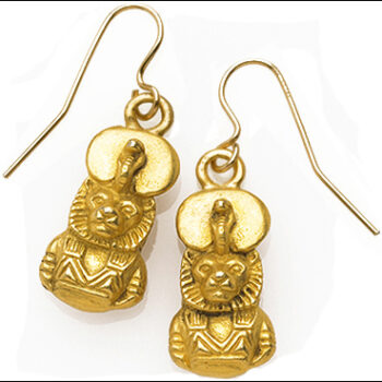 Egyptian Sakhmet earring