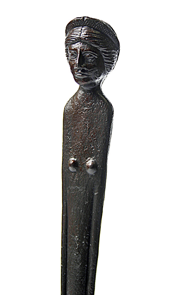 Etruscan Man with Hat Thin Statue, Arte Etrvska Collection - Image 3