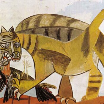 Cat Devouring A Bird [1939]
