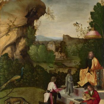 Follower of Giorgione - Homage to a Poet