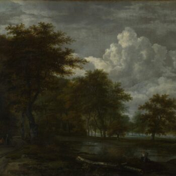 Follower of Jacob van Ruisdael - The Skirts of a Forest