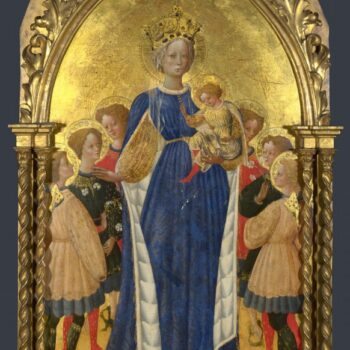 Francesco d'Antonio di Bartolomeo - The Virgin and Child with Six Angels and Two Cherubim