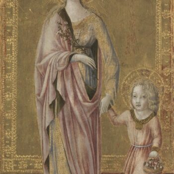 Francesco di Giorgio - Saint Dorothy and the Infant Christ