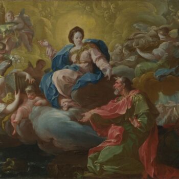 Francisco Bayeu y Subias - Saint James being visited by the Virgin