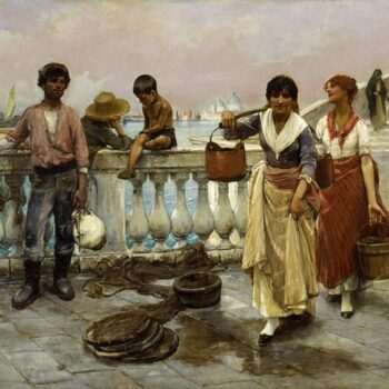 Frank Duveneck - Water Carriers, Venice