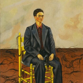 Frida Kahlo - Self-Portrait with Cropped Hair
