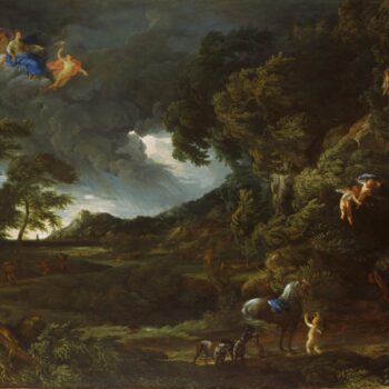 Gaspard Dughet and Carlo Maratta - Landscape with the Union of Dido and Aeneas