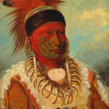 George Catlin - White Cloud, Chief of the Iowas