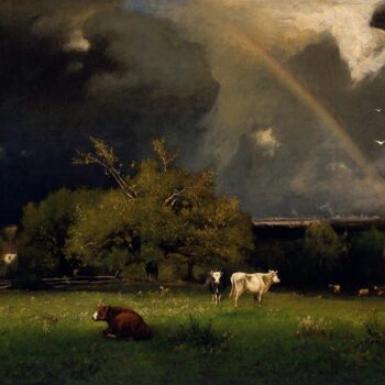 George Inness - The rainbow