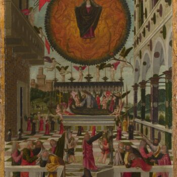 Gerolamo da Vicenza - The Dormition and Assumption of the Virgin