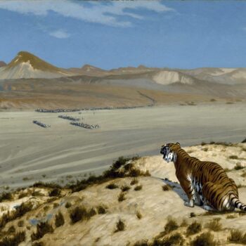 Gerome - Tiger on the Watch
