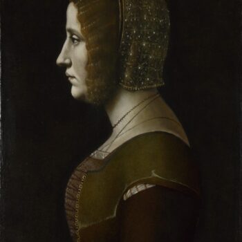 Giovanni Ambrogio de Predis - Profile Portrait of a Lady