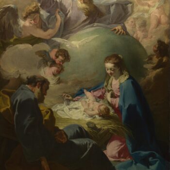 Giovanni Battista Pittoni - The Nativity with God the Father and the Holy Ghost