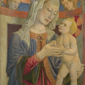 Giovanni Francesco da Rimini - The Virgin and Child with Two Angels