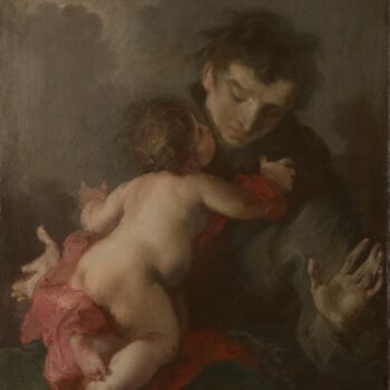 Giuseppe Bazzani - Saint Anthony of Padua with the Infant Christ