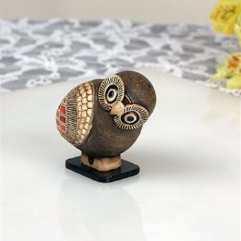 Greek Owl Miniature Statue