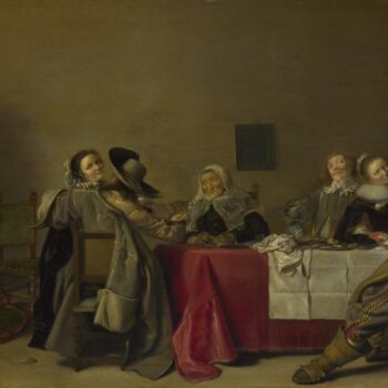 Hendrick Pot - A Merry Company at Table