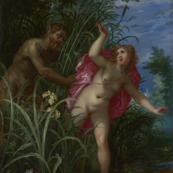Hendrick van Balen the Elder and Follower of Jan Brueghel the Elder - Pan pursuing Syrinx