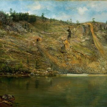 Homer Dodge Martin - The Iron Mine, Port Henry, NY