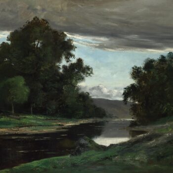 Imitator of Gustave Courbet - Landscape