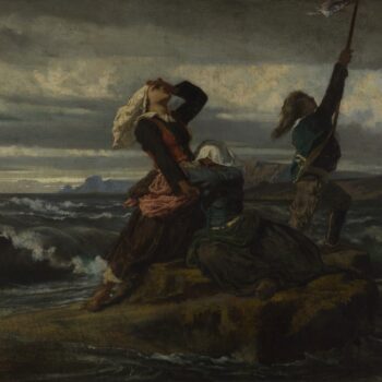 Imitator of Thomas Couture - Caught by the Tide