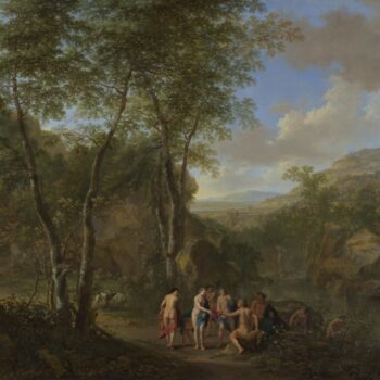 Jan Both and Cornelis van Poelenburgh - A Landscape with the Judgement of Paris