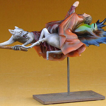 Saint Anthony on Flying Frog with Rats by Hieronymus Bosch