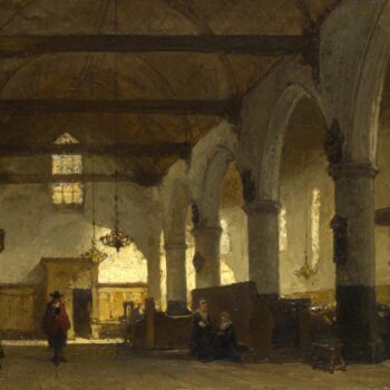 Johannes Bosboom - The Interior of the Bakenesserkerk, Haarlem