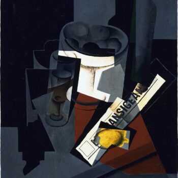 Juan Gris - Still life with newspaper