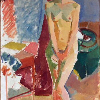 Karl Isakson - Standing nude