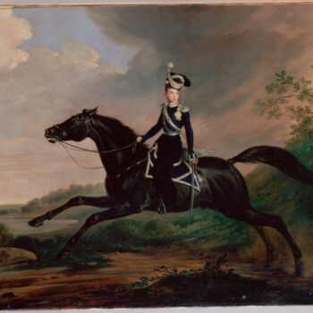 Kruger, Franz - Equestrian Portrait of Grand Prince Alexander Nikolayevich